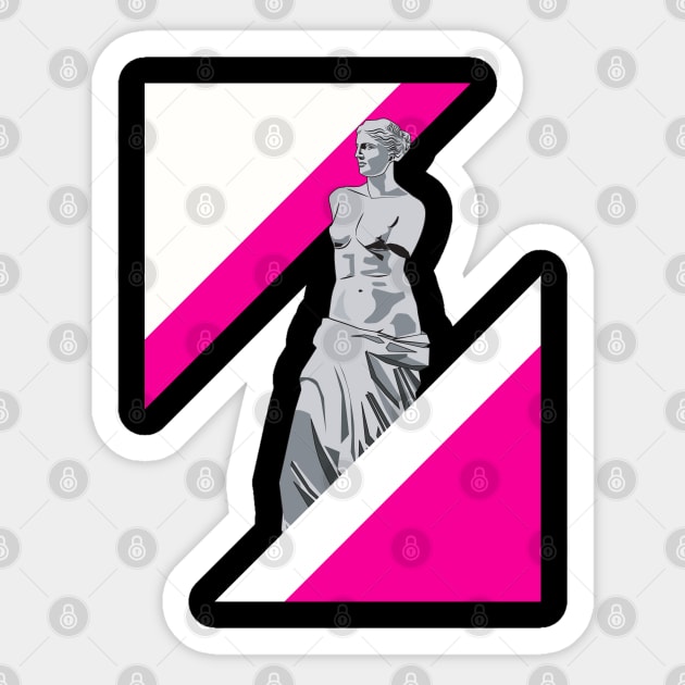 Venus de Milo Illustration Sticker by TJWDraws